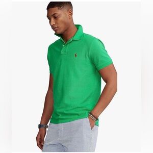 Polo Ralph Lauren Men's Classic Fit Cotton Mesh Polo Shirt Green Size Small NWT